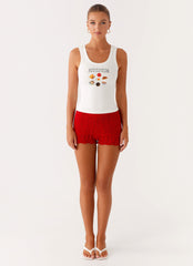 Avalita Tank Top - Ivory