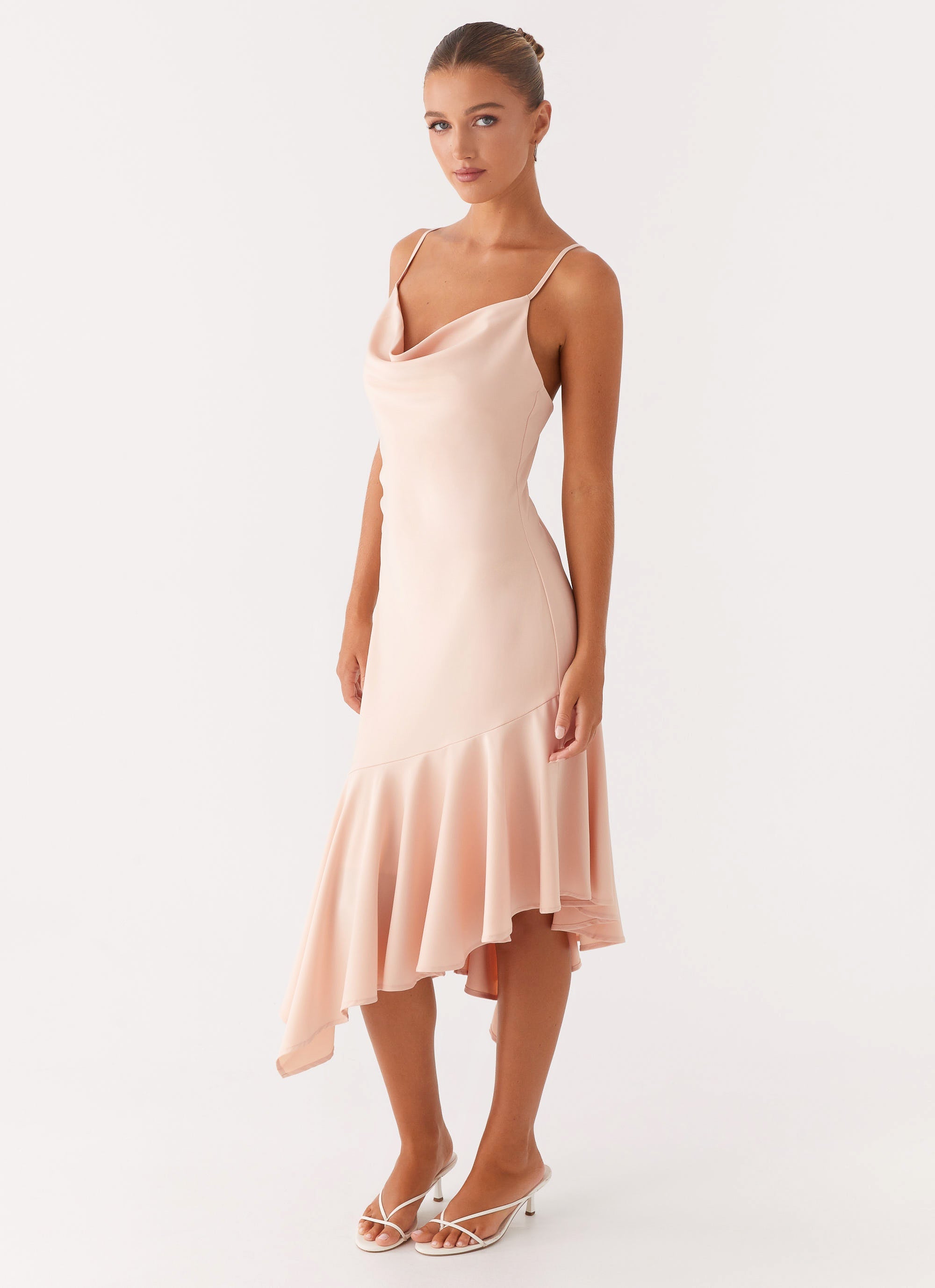 Korby Midi Dress - Pink